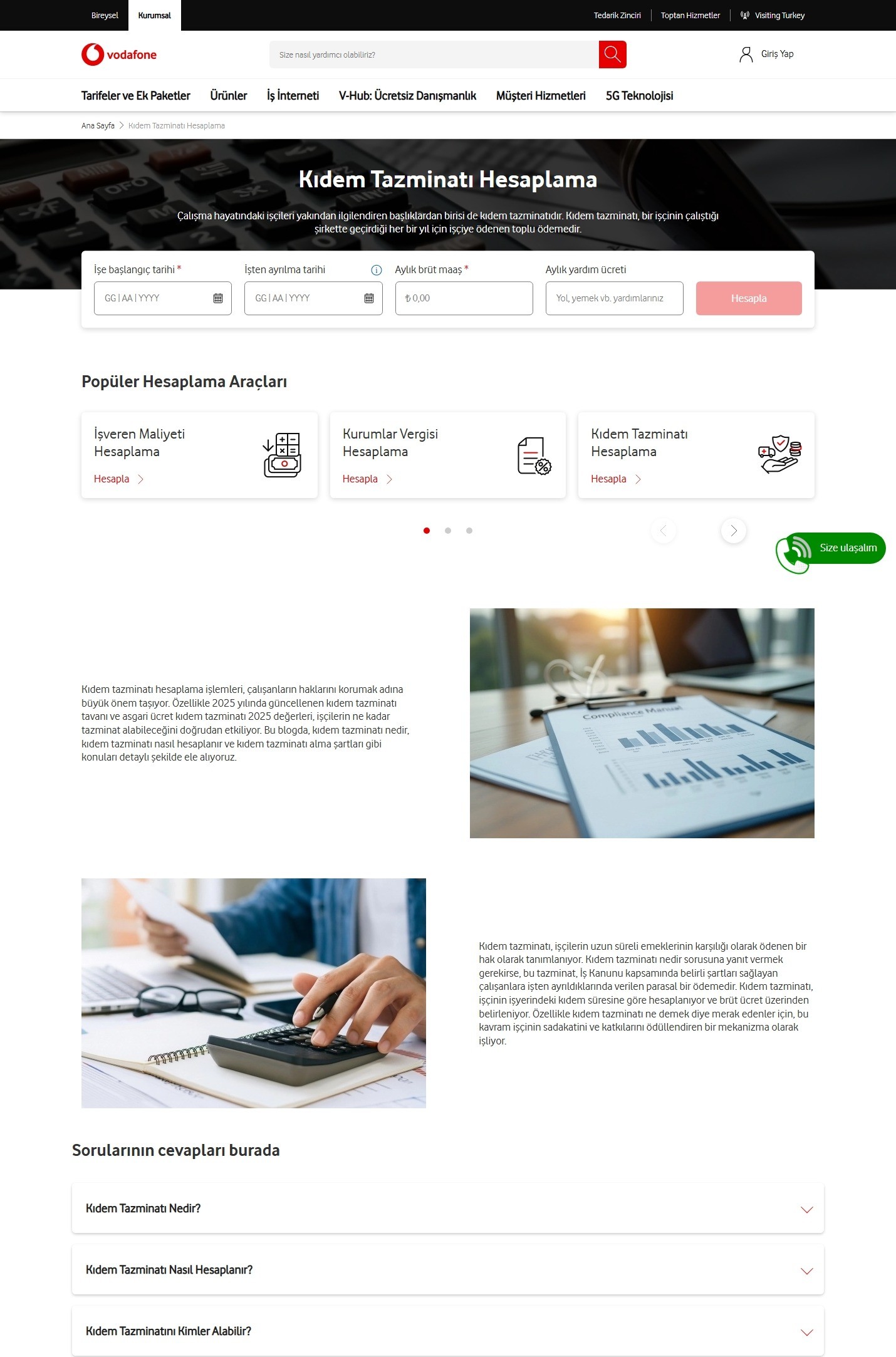 Hesaplama Araçları 1