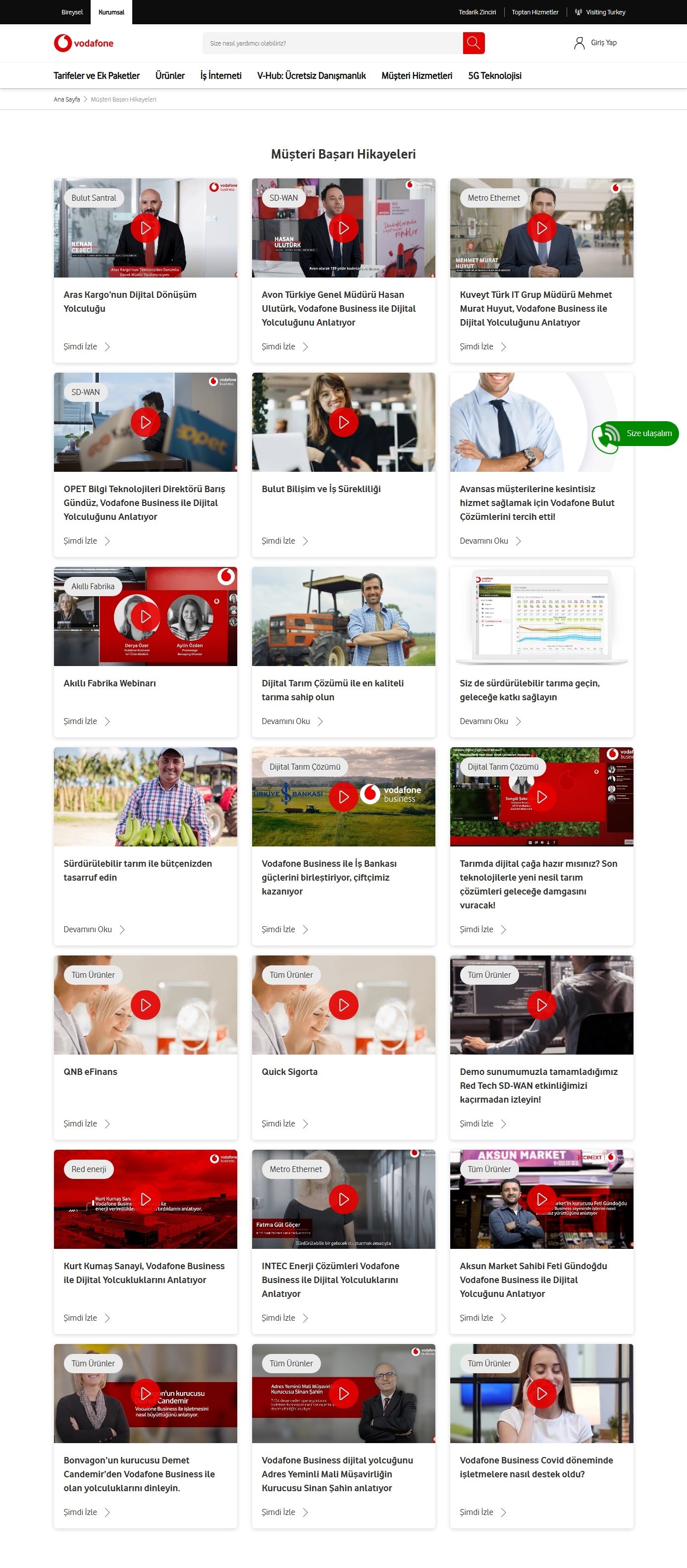 Müşteri Hikayeleri 1